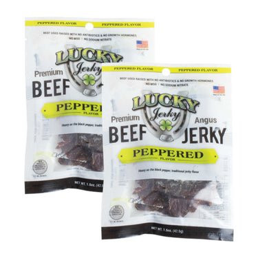 Black Pepper Beef Jerky | 1.5 oz. Bag | Pack of 3 | Premium Beef Jerky | Made in Holdrege, NE | Nebraska Star Beef